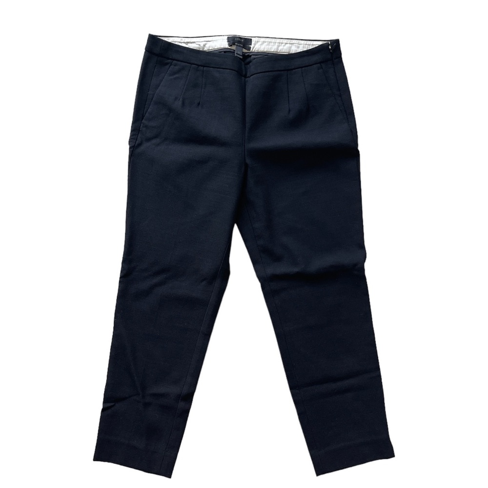 J.Crew Black Wool Blend Martie Pant Size 8P